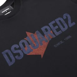Dsquared2 T-Shirt Rider aus Baumwolle weiß T-Shirt