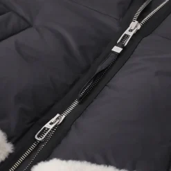Duno Steppjacke Amy mit Daunen schwarz Übergangsjacke