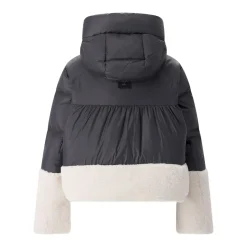 Duno Steppjacke Amy mit Daunen schwarz Übergangsjacke