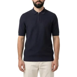 Eleventy Poloshirt aus Baumwolle blau Poloshirt