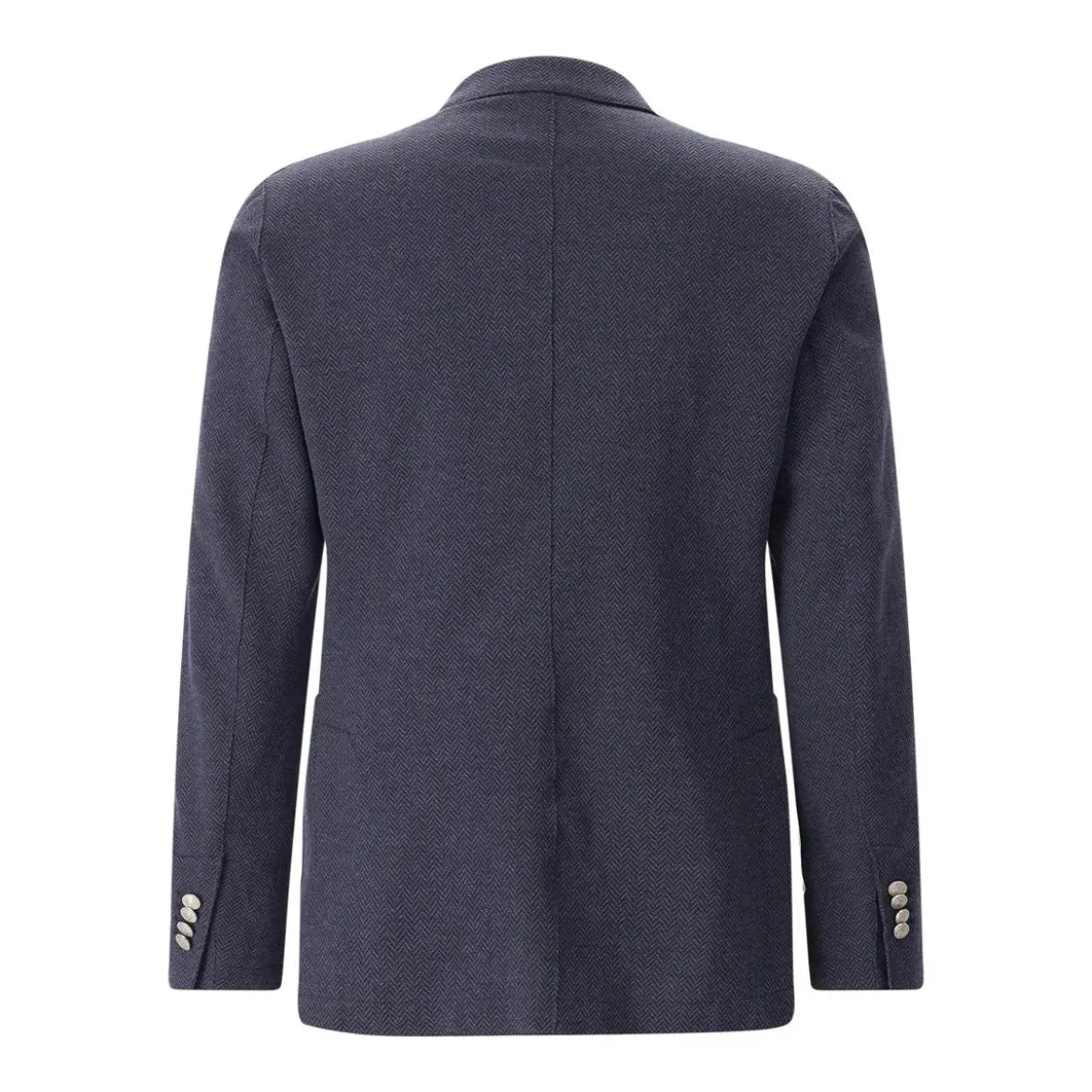 Eleventy Sakko aus Baumwollmix blau Anzugjacke