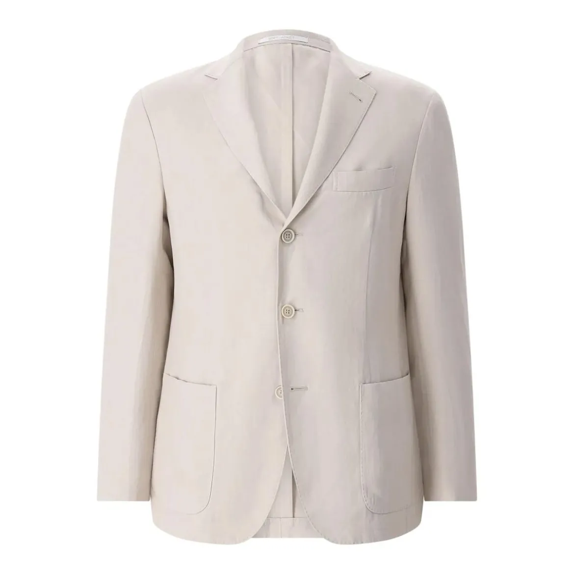 Eleventy Sakko aus Leinenmix beige Anzugjacke