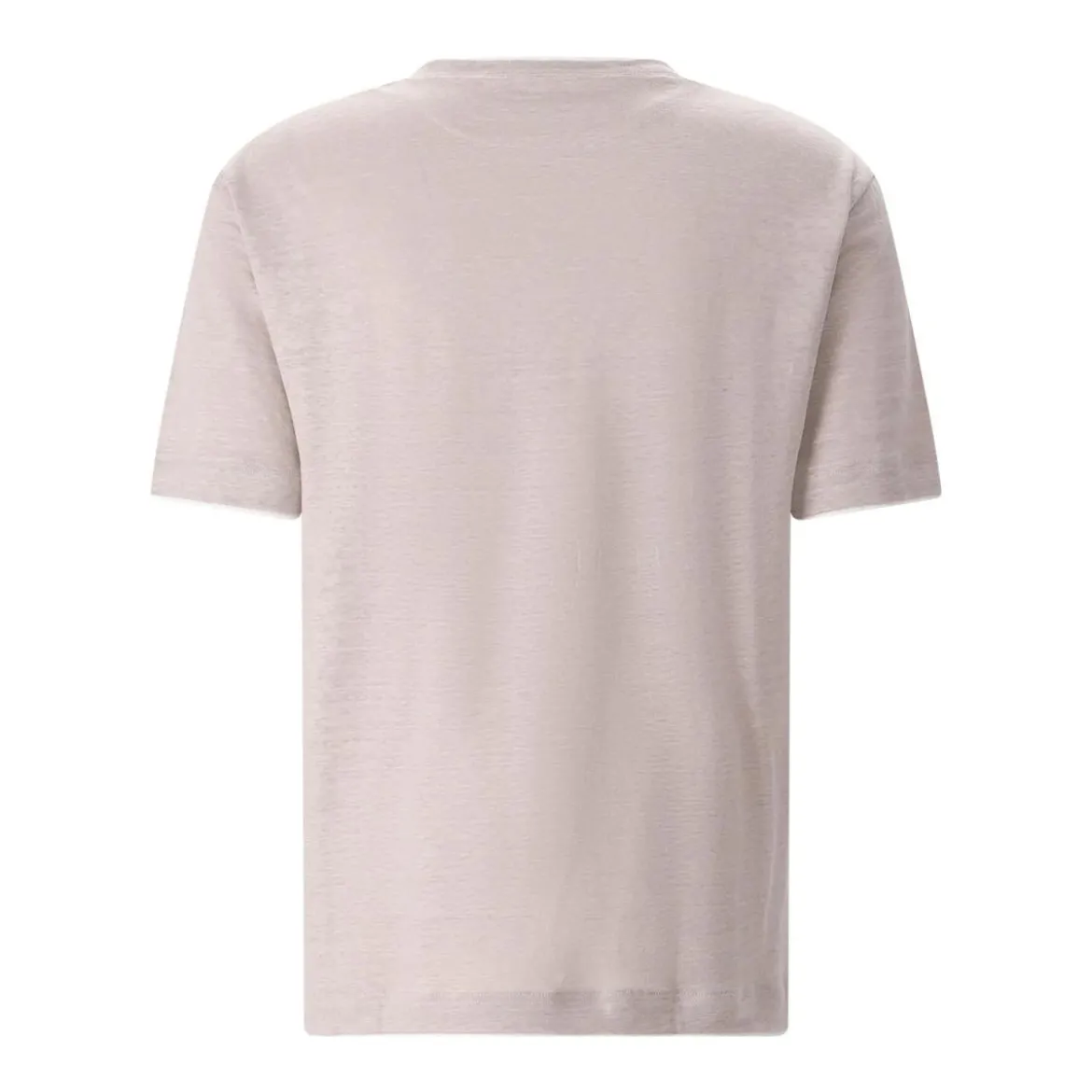 Eleventy T-Shirt aus Leinen blau T-Shirt