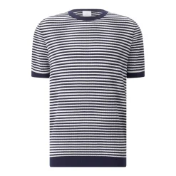 Eleventy T-Shirt mit Rundhalsausschnitt blau T-Shirt