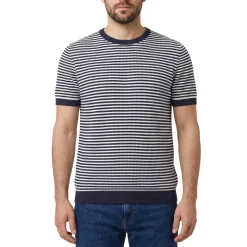 Eleventy T-Shirt mit Rundhalsausschnitt blau T-Shirt