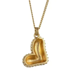 Elli Halskette Buchstabe L Weiß 925 Sterling Silber ver gold Mittellange Halskette