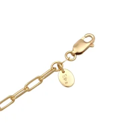 Elli Halskette Marienbild Tropfen Quarz Grün 925 Sterli gold Kurze Halskette