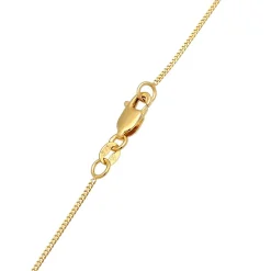 Elli Halskette Plättchen Kreis Rund Coin Boho 375 Gelbg gold Mittellange Halskette