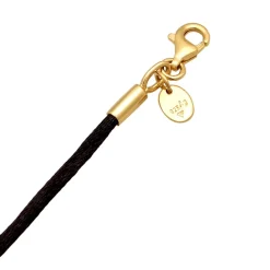 Elli Halskette Satin Choker Layer Amazonit Mondstein 92 gold Choker