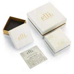 Elli Halskette Süßwasserzuchtperle Diamant 925 Sterling weiss Mittellange Halskette