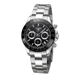 Elysee Die SPORT CHRONO CERAMIC ist eine sportliche 6-Zei schwarz Quarzuhr