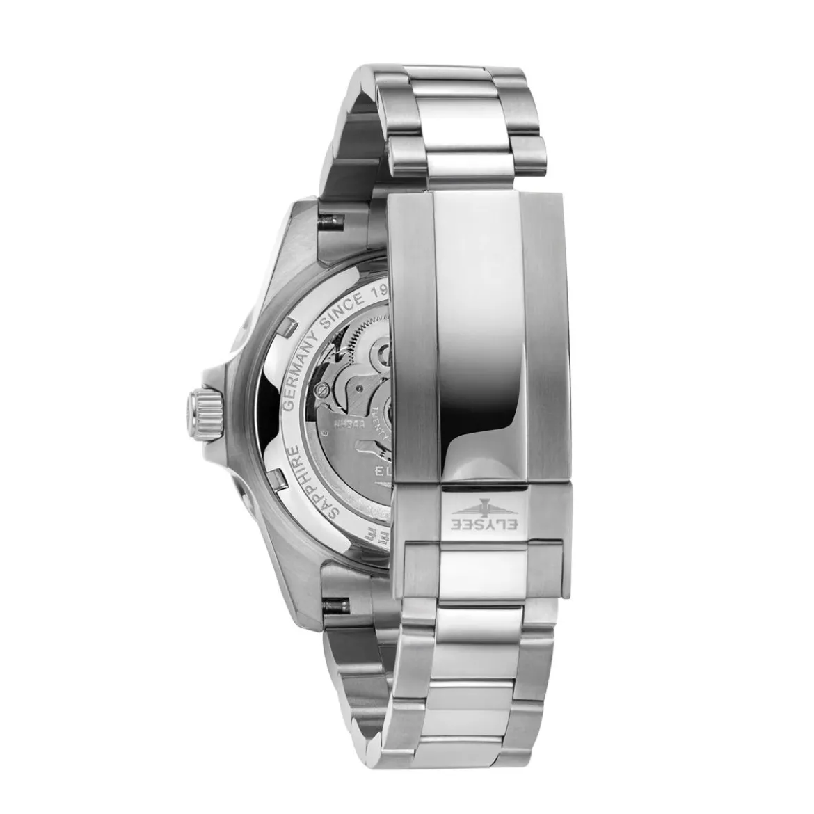 Elysee GMTAUTOMATIC . silber Automatikuhr