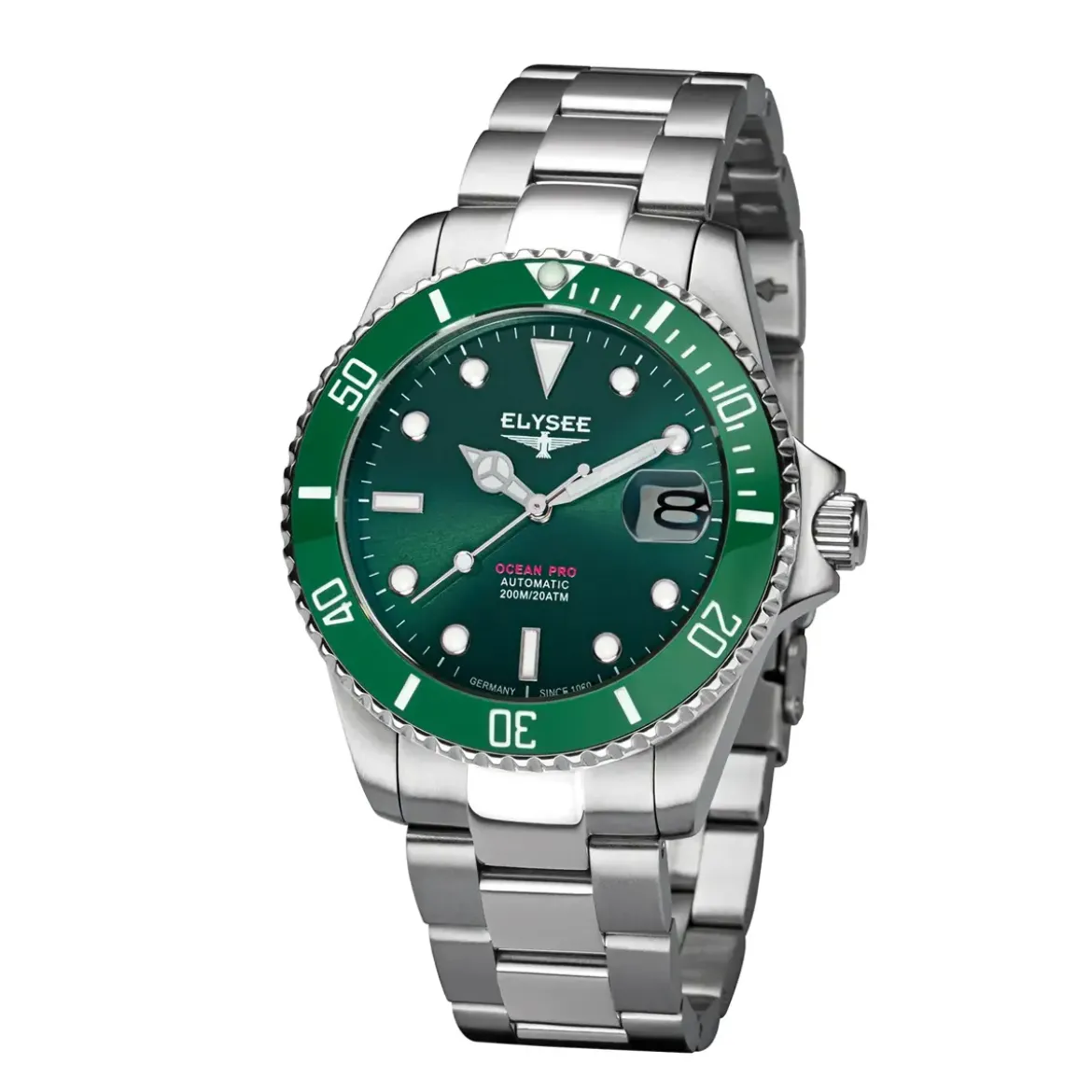 Elysee OCEAN PRO CERAMIC grün Automatikuhr
