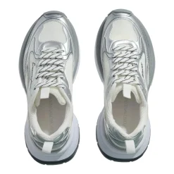 Emporio Armani Aura Sneaker Silver Low-Top-Sneaker