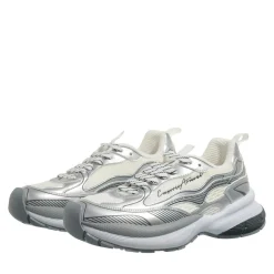 Emporio Armani Aura Sneaker Silver Low-Top-Sneaker