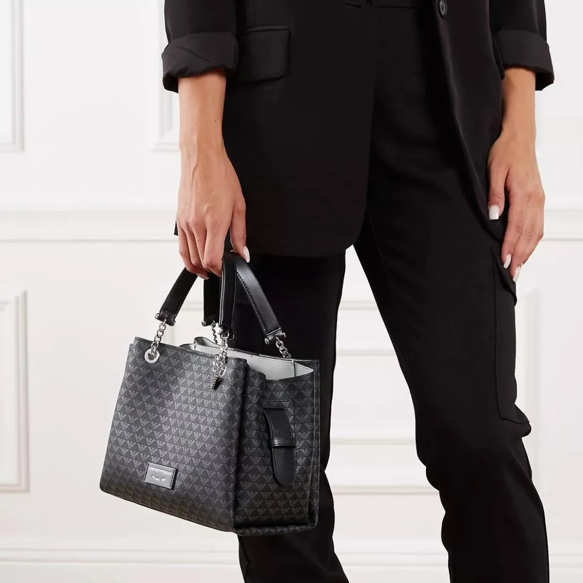 Emporio Armani Borsa Tote Black Crossbody Bag