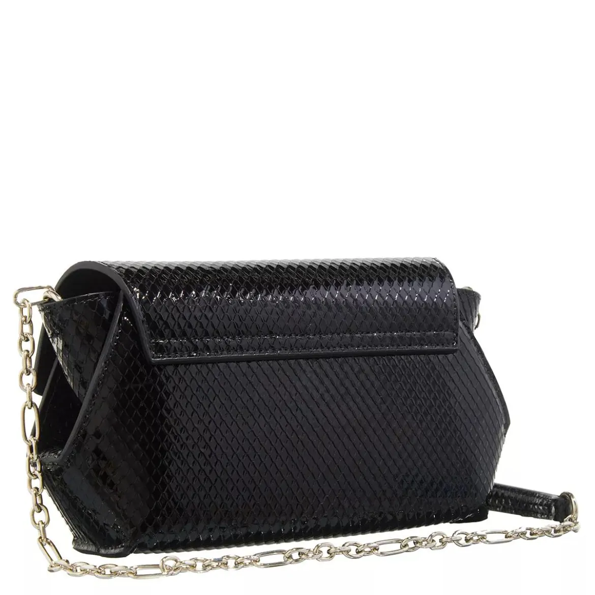 Emporio Armani P69 Shoulder Bag Leather Black Crossbody Bag