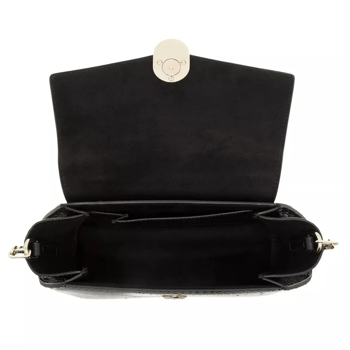 Emporio Armani P69 Shoulder Bag Leather Black Crossbody Bag