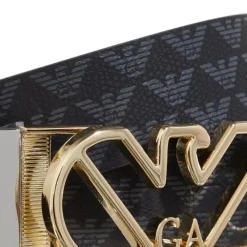 Emporio Armani Women'S Tongue Black Ledergürtel