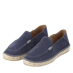Espadrij l’originale Loafer aus Veloursleder mehrfarbig Schnürschuhe