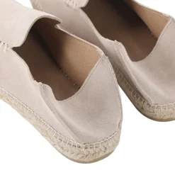 Espadrij l’originale Loafer aus Veloursleder mehrfarbig Schnürschuhe