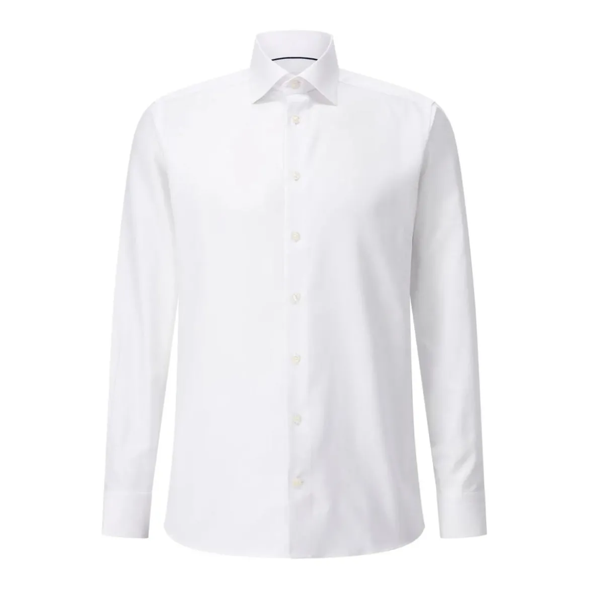 Eton Contemporary-Fit Twillhemd Weiß Hemd