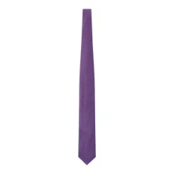 Eton Krawatte mit geometrischen Muster Dunkelrot Krawatte