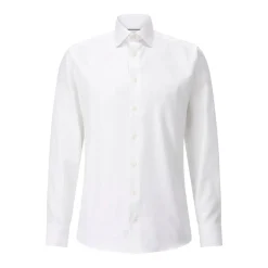 Eton Slim-Fit Twillhemd Weiß Hemd