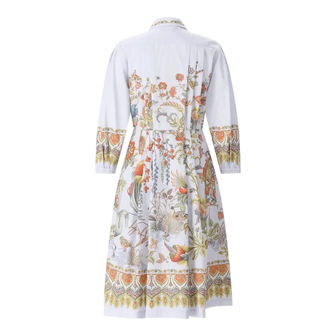 Etro Blusenkleid mit Muster blau Hemdblusenkleid