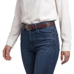 Etro Gürtel aus Leder lila Gürtel