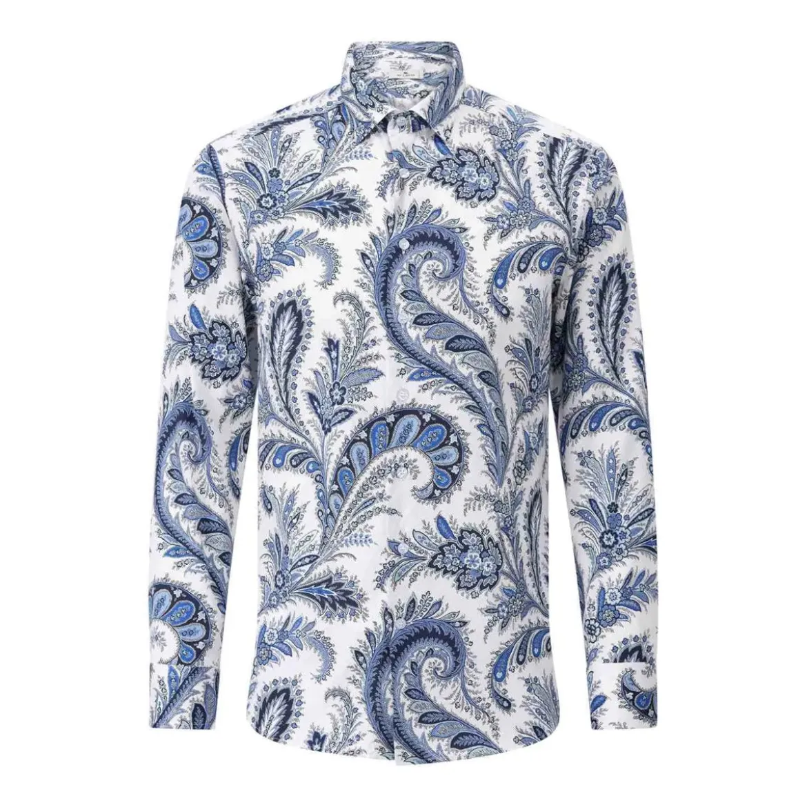Etro Hemd mit Paisley-Muster grau Hemd
