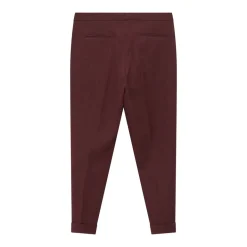 Etro Hose aus Woll-Mix rot Stoffhose
