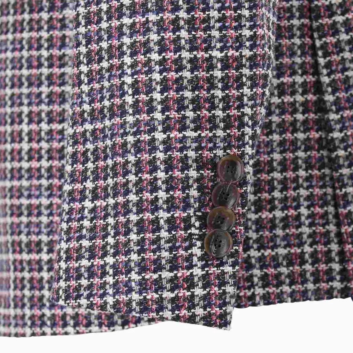 Etro Kariertes Sakko mehrfarbig Anzugjacke