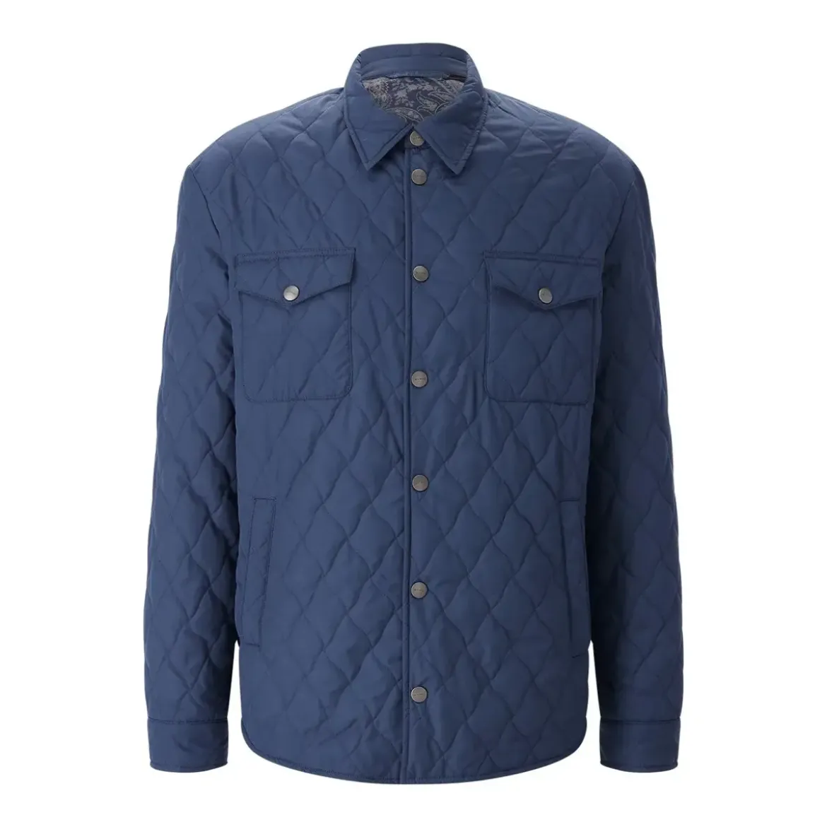 Etro Leichte Steppjacke blau Steppjacke