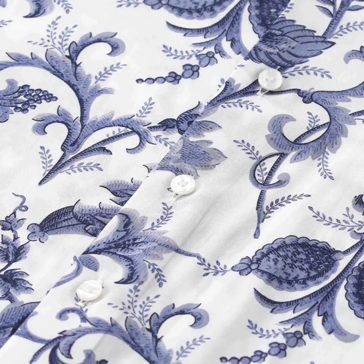 Etro Regular-Fit Hemd blau Hemd