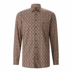 Etro Regular-Fit Hemd braun Hemd