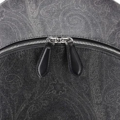 Etro Rucksack mit Paisley-Muster schwarz Rucksack