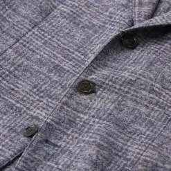 Etro Sakko aus Alpaka-Mix blau Anzugjacke
