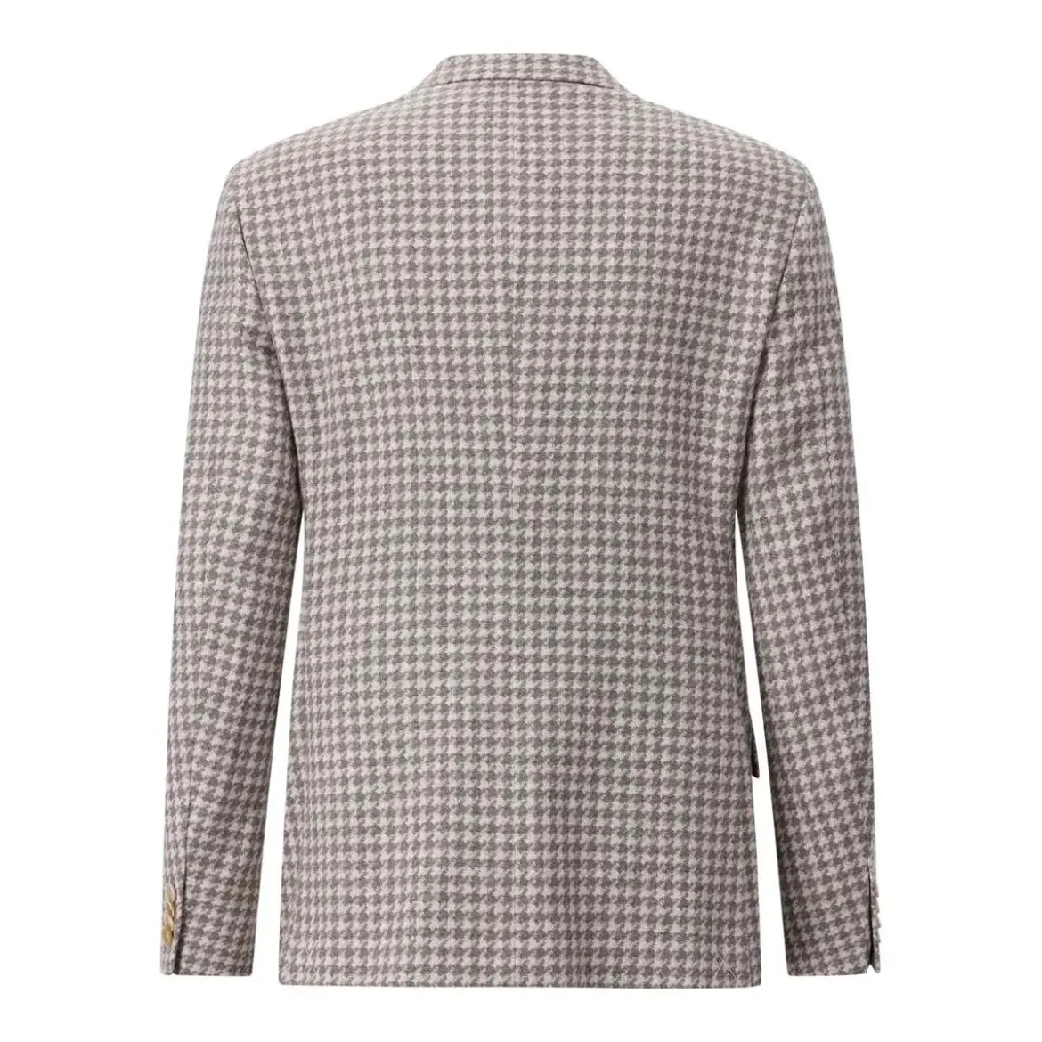Etro Sakko mit Hahnentrittmuster beige Anzugjacke