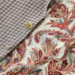 Etro Sakko mit Hahnentrittmuster beige Anzugjacke