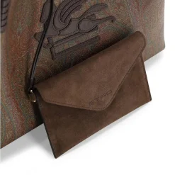 Etro Shopper mit Muster braun Shopper