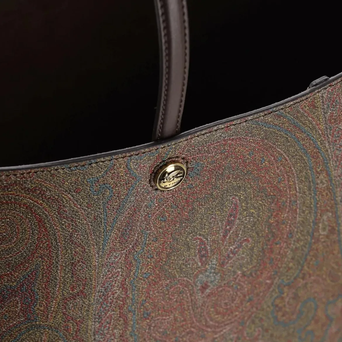 Etro Shopper mit Muster braun Shopper