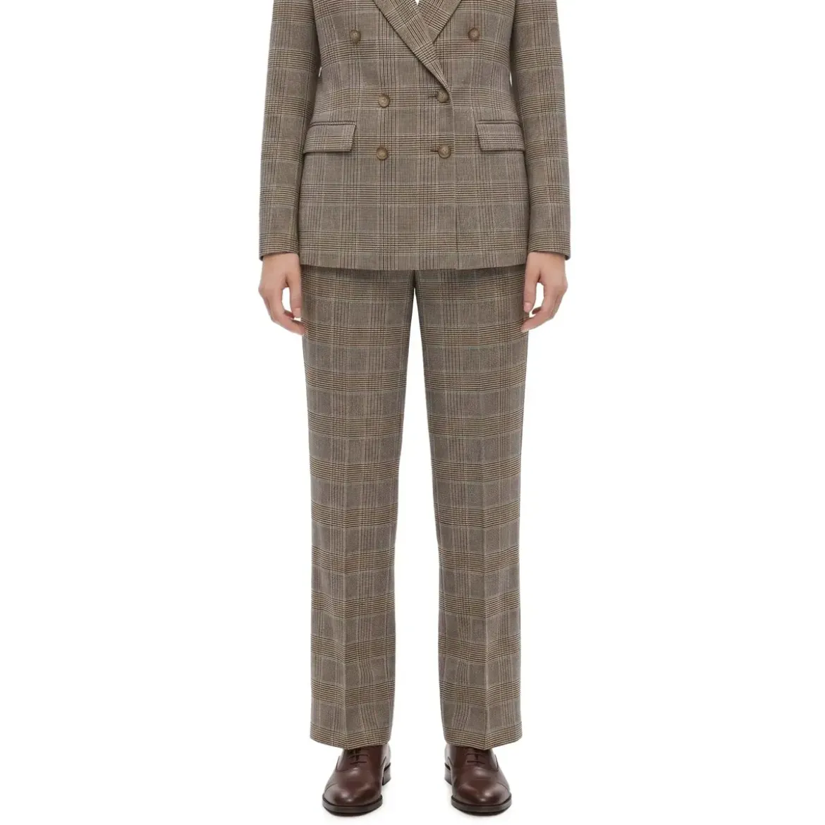 Etro Stoffhose aus Wolle beige Stoffhose