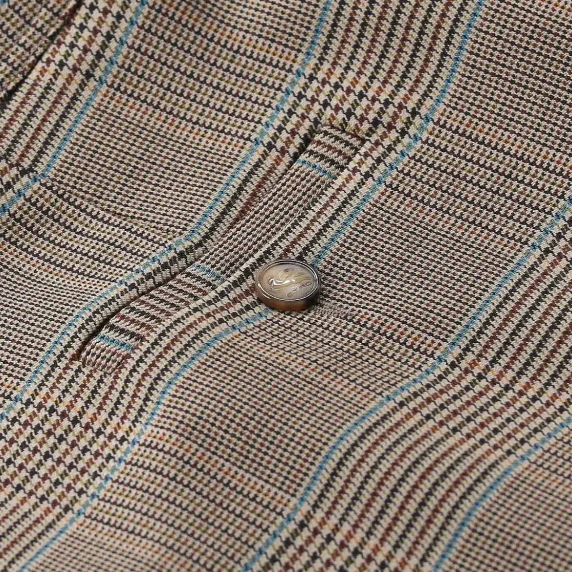 Etro Stoffhose aus Wolle beige Stoffhose
