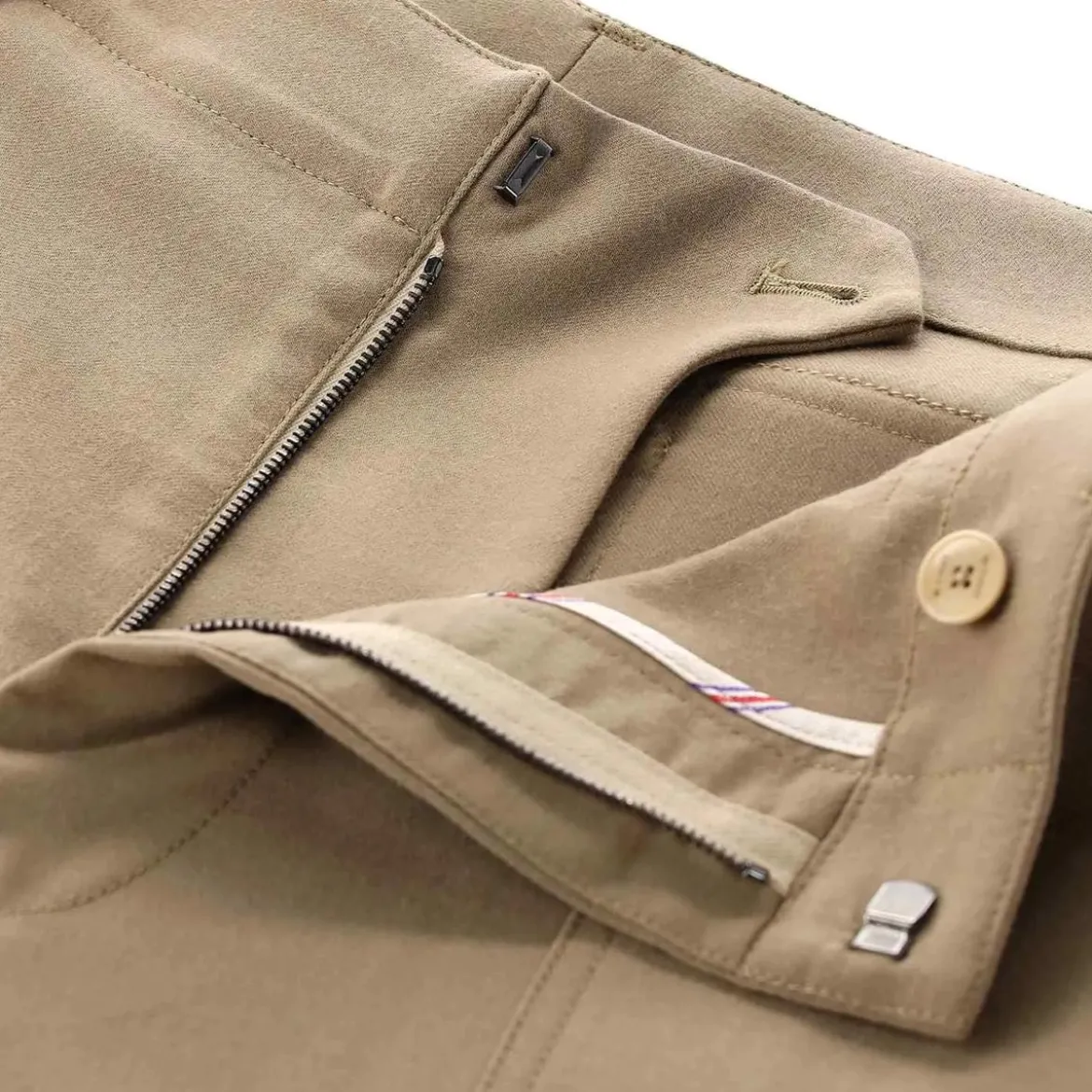 Etro Stoffhose mit Seitentaschen braun Stoffhose
