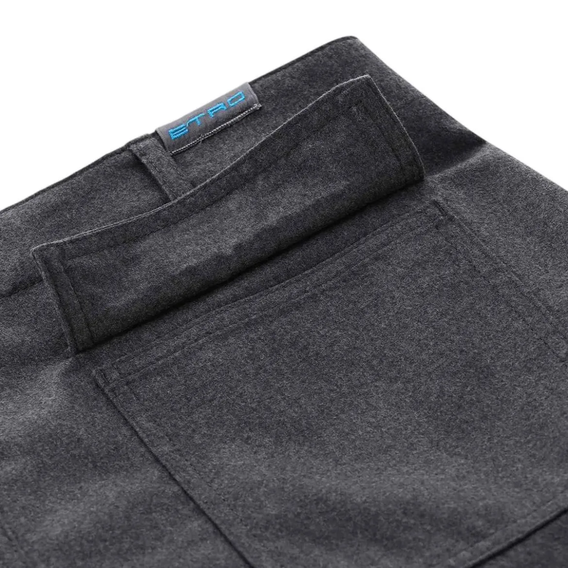 Etro Stoffhose mit Seitentaschen braun Stoffhose