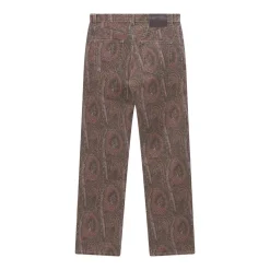 Etro Straight-Fit Jeans mit Paisley Muster braun Hose