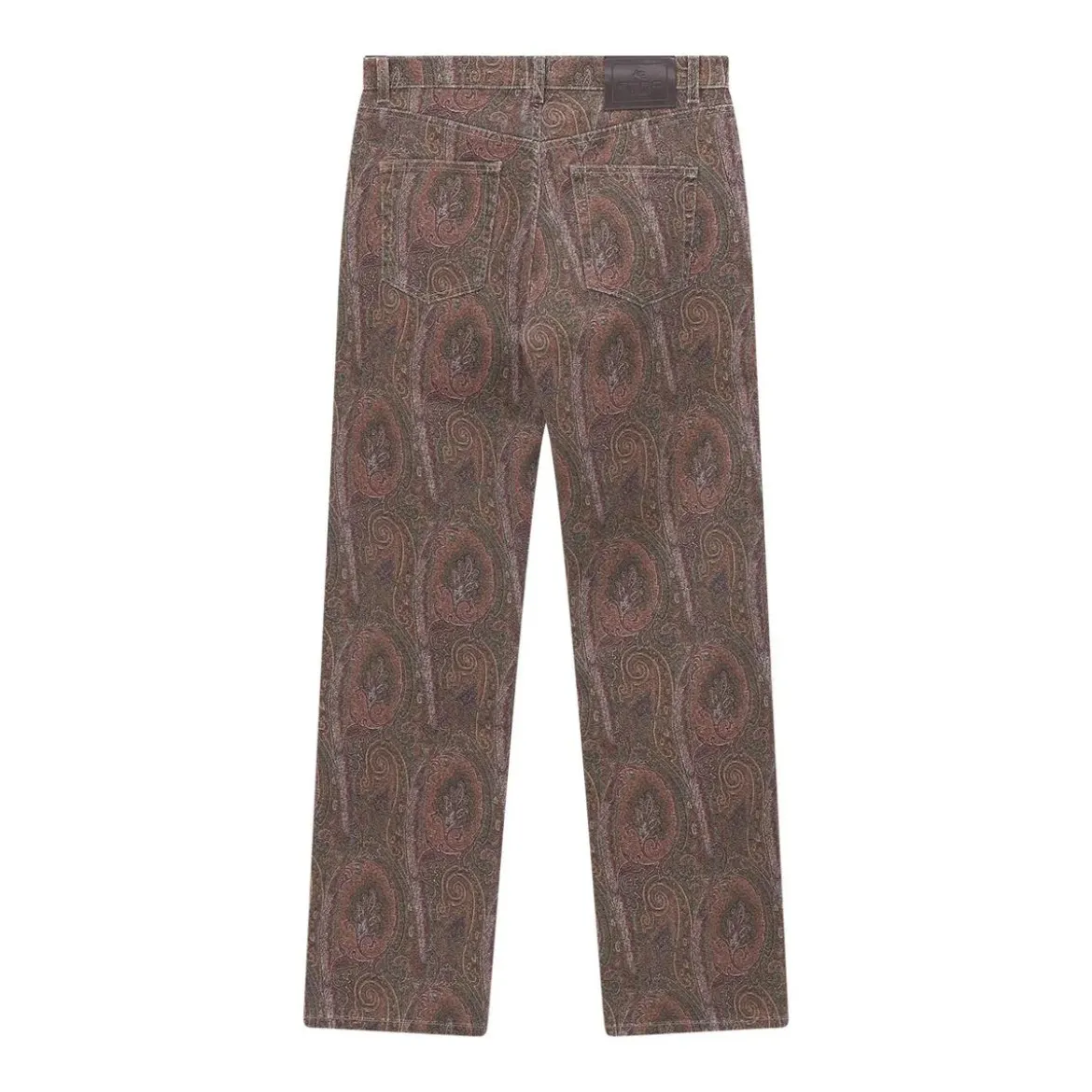 Etro Straight-Fit Jeans mit Paisley Muster braun Hose