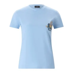 Etro T-Shirt aus Baumwolle blau T-Shirt