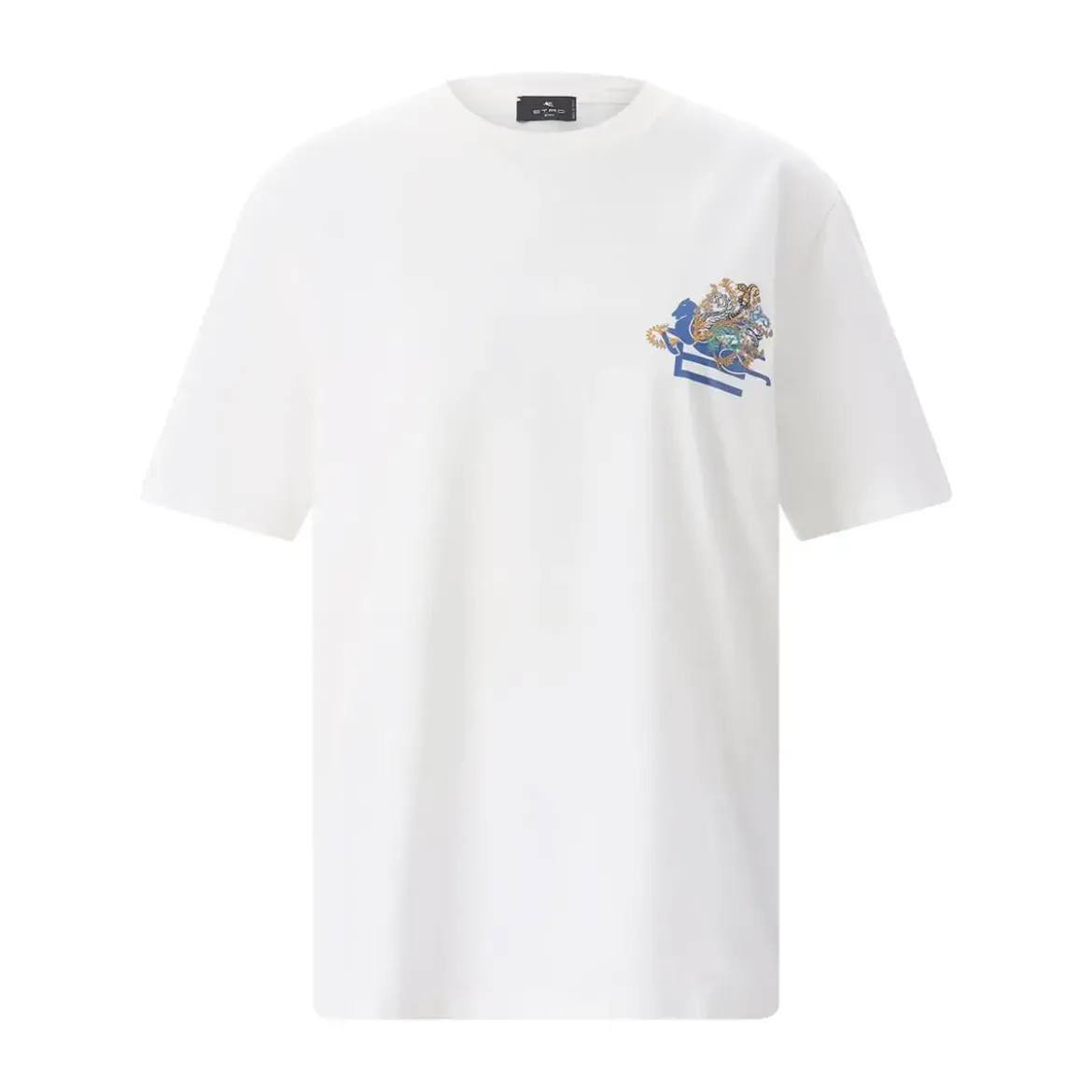 Etro T-Shirt aus Baumwolle weiß T-Shirt